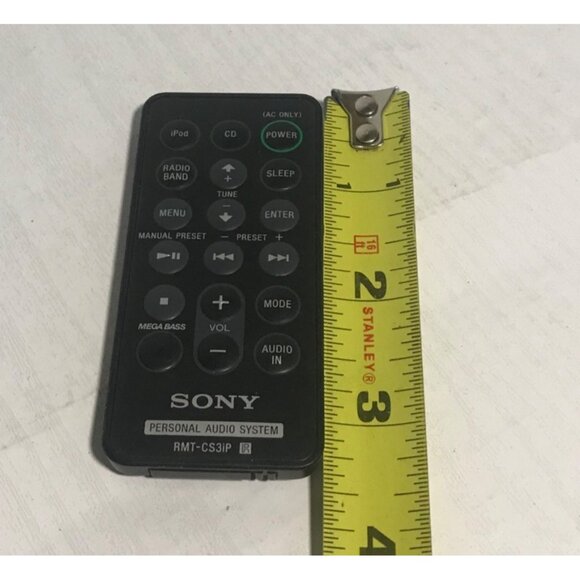 Sony Personal Audio System Remote RMT-CS3iP - Picture 2 of 6
